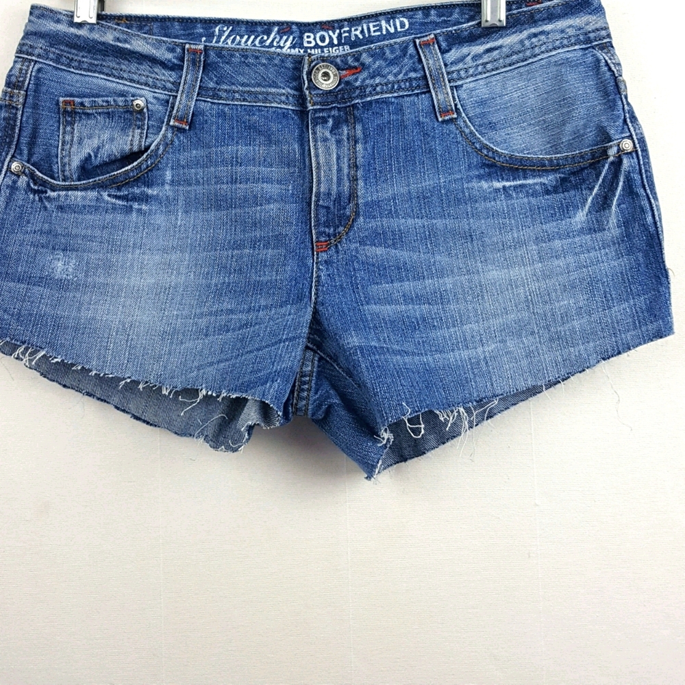 Tommy Hilfiger Slouchy Boyfriend Cutoff Shorts 8